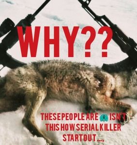 Awareness of people killing our beautiful animals